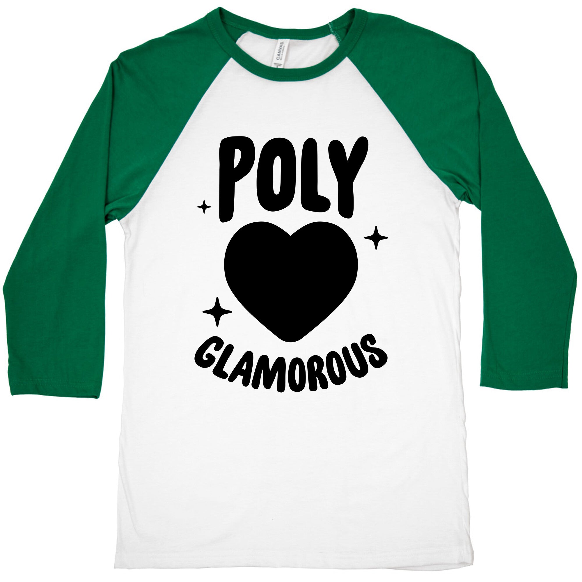 Poly Glamorous Baseball Tee