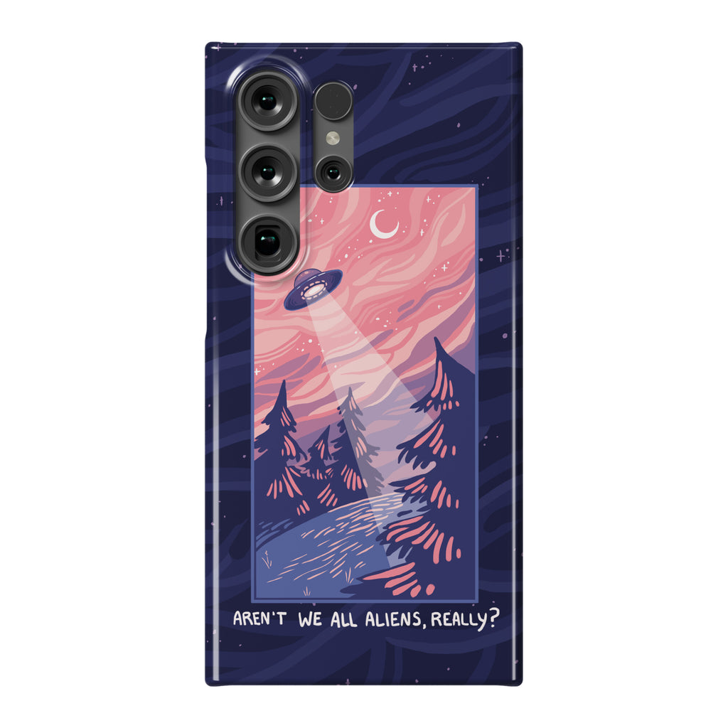 Aren't We All Aliens, Really? Phone Case