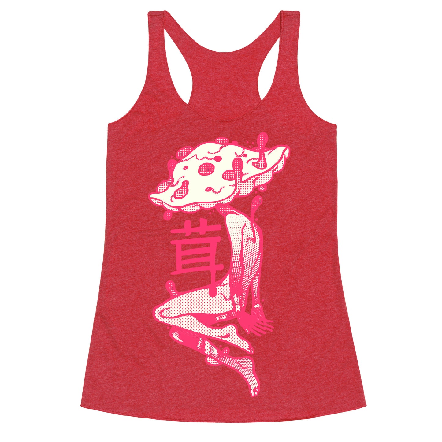 Mushroom Boy Racerback Tank