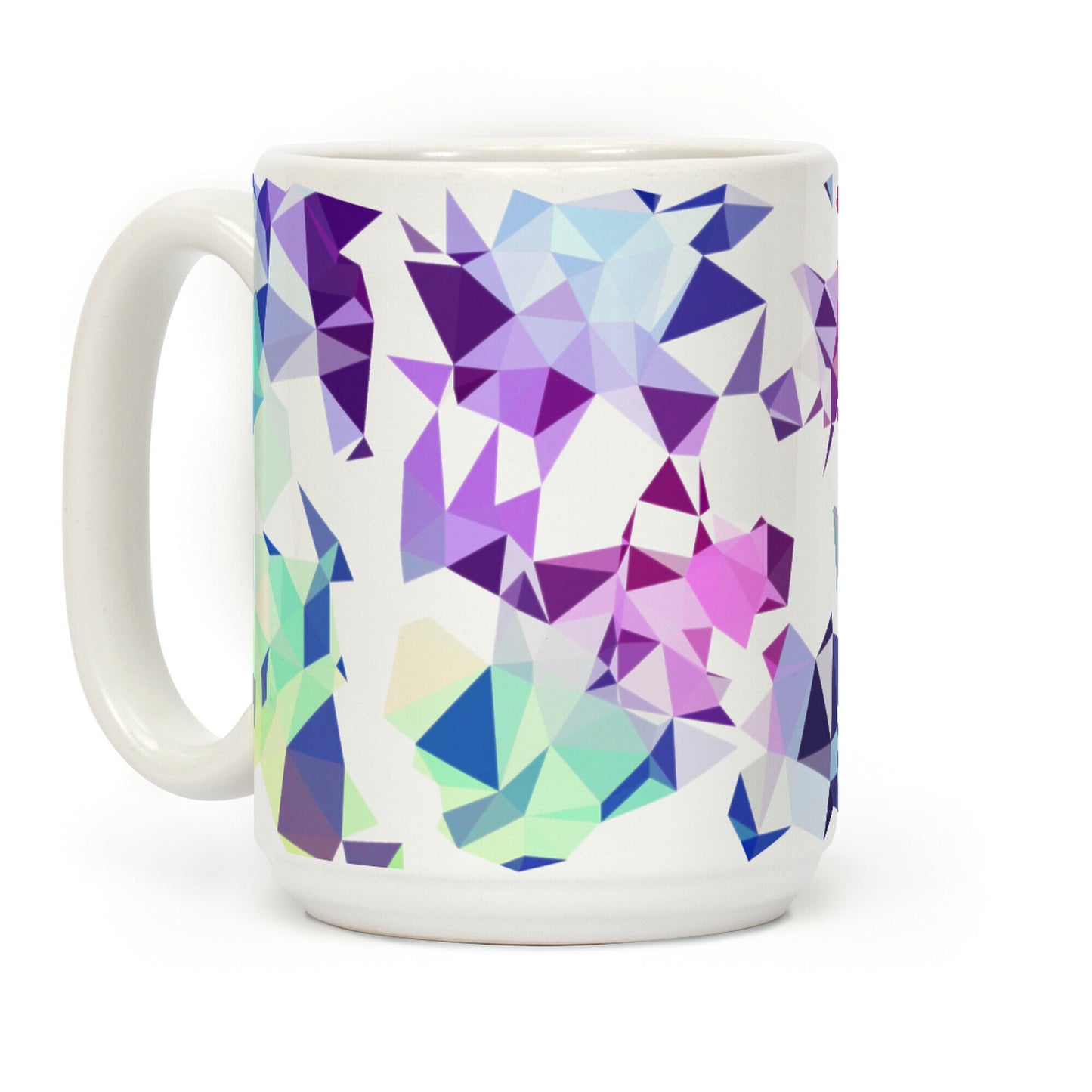 Rainbow Geometry Coffee Mug