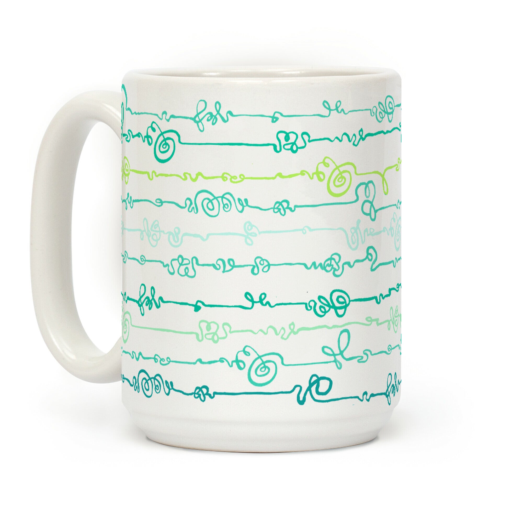 Scribble Doodle Pattern Coffee Mug