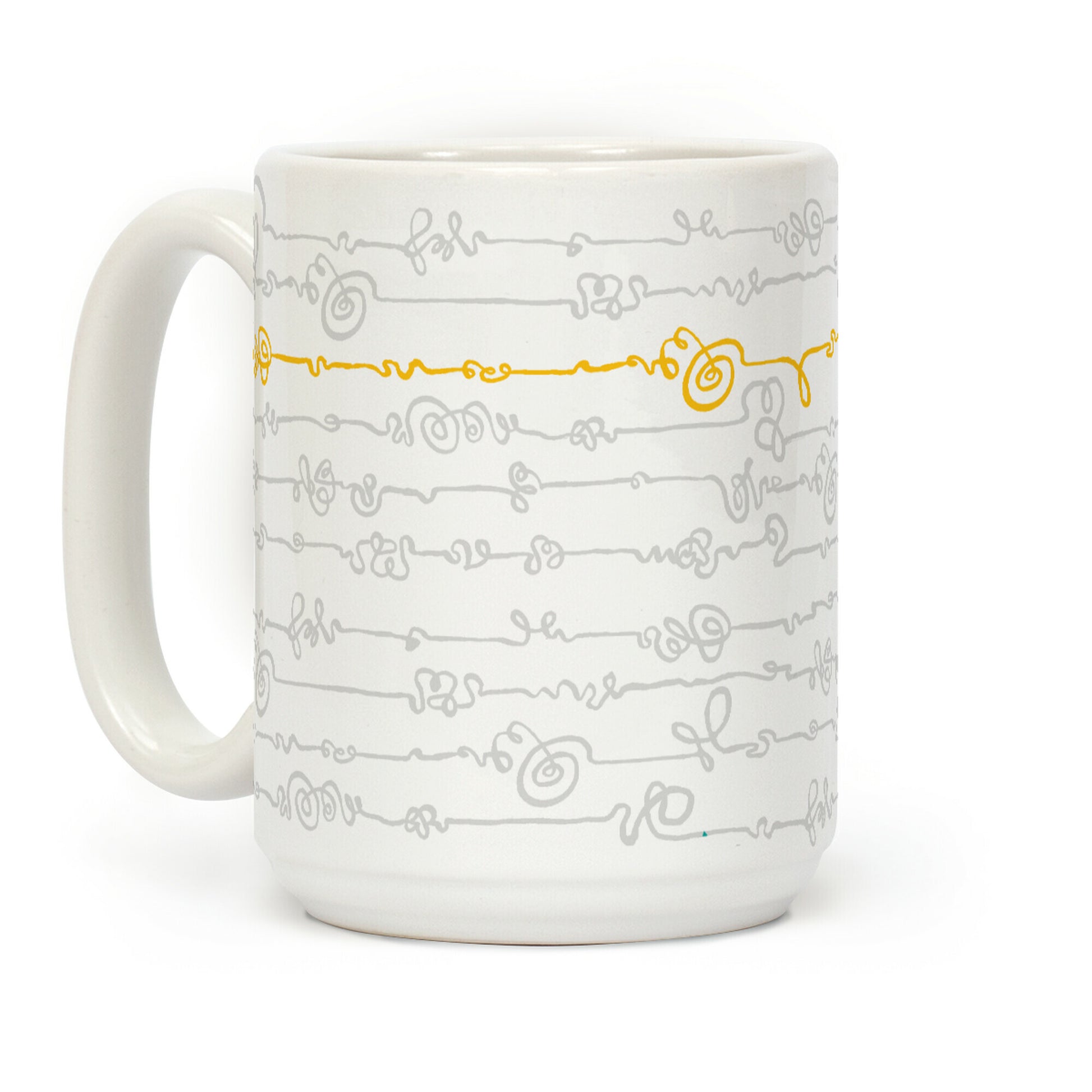 Scribble Doodle Pattern Coffee Mug