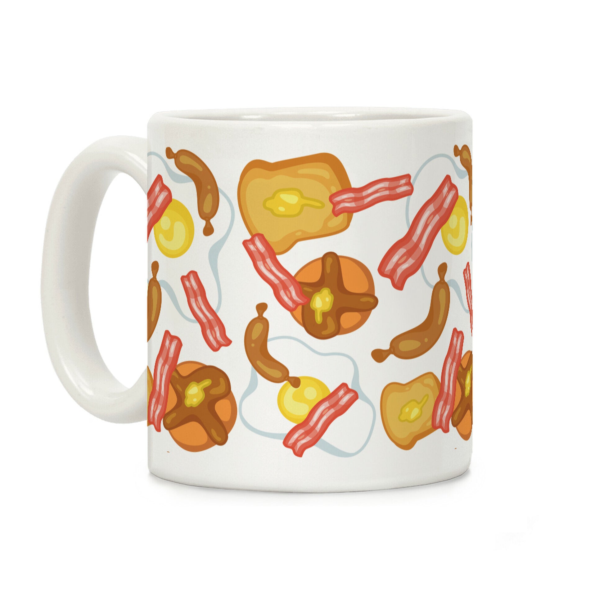 Breakfast Food Pattern Coffee Mug