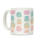 Kawaii Pastel Butt Pattern Coffee Mug