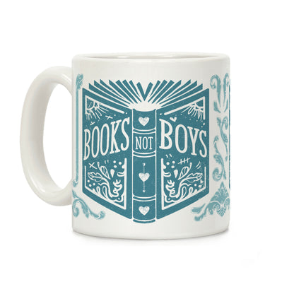 Books Not Boys Coffee Mug