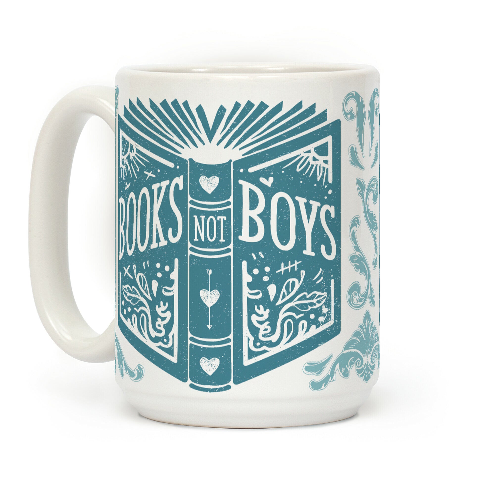 Books Not Boys Coffee Mug