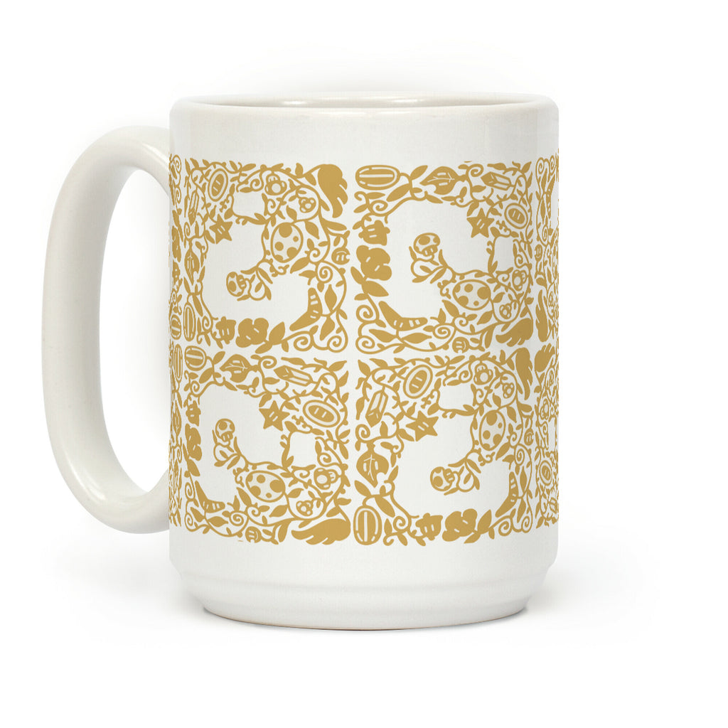 Floral Question Block Coffee Mug