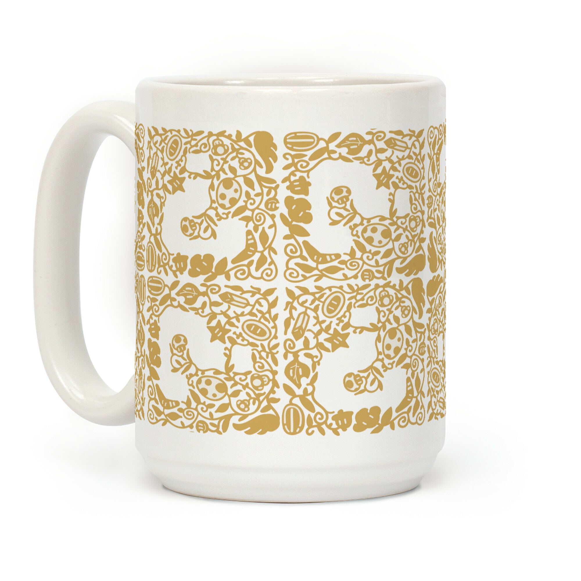 Floral Question Block Coffee Mug