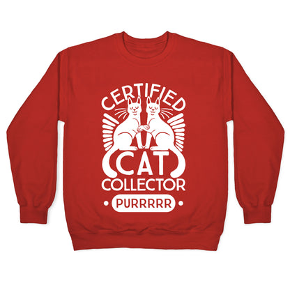 Certified Cat Collector Crewneck Sweatshirt