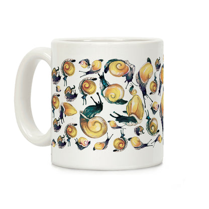 Golden Snail Shells Coffee Mug