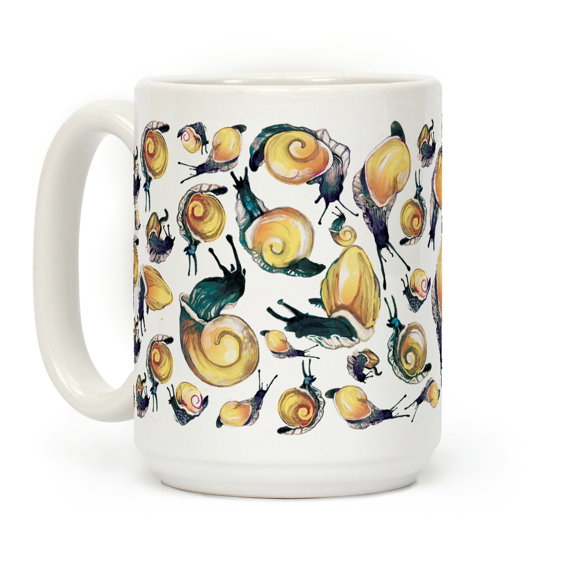 Golden Snail Shells Coffee Mug