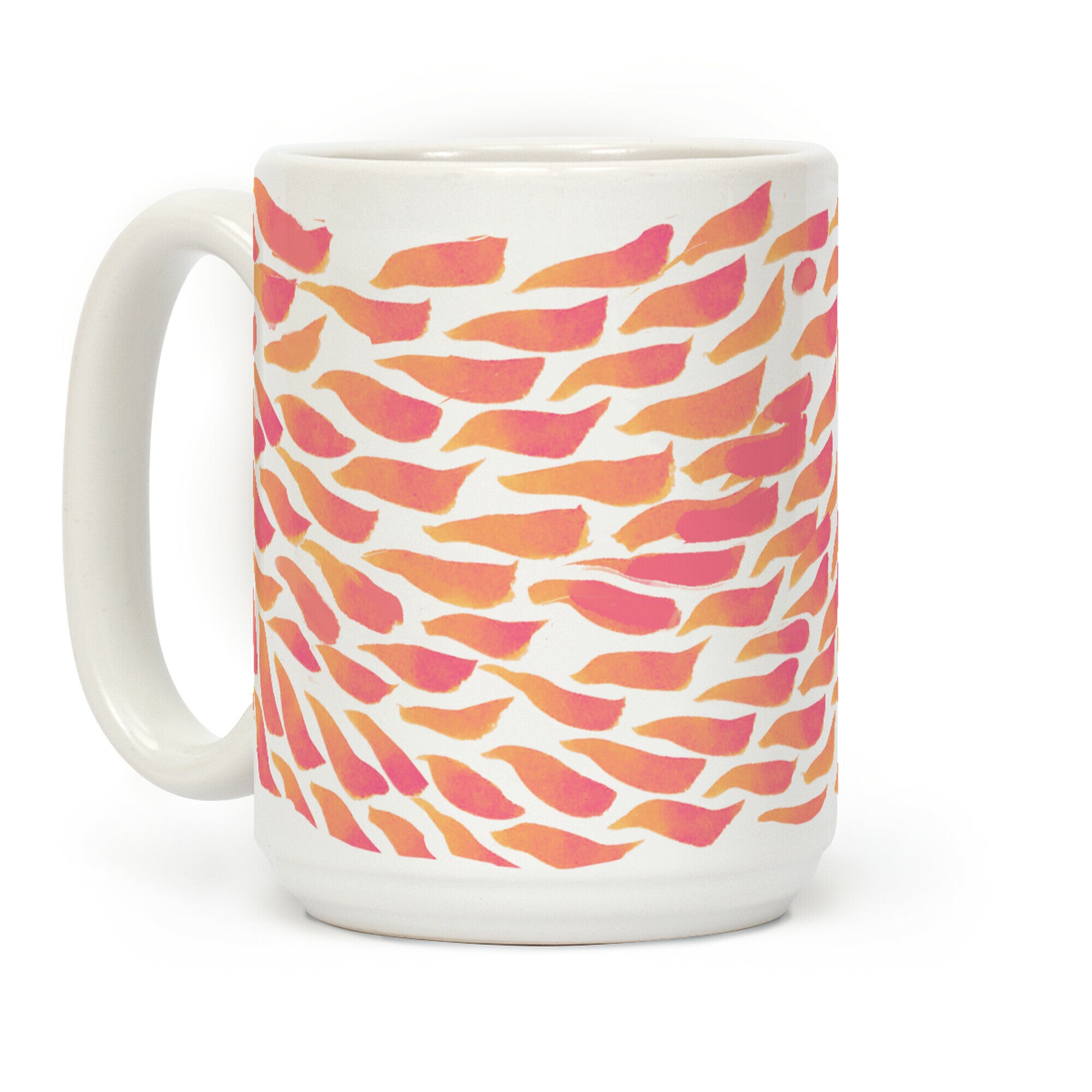 Watercolor Flower Petals Coffee Mug