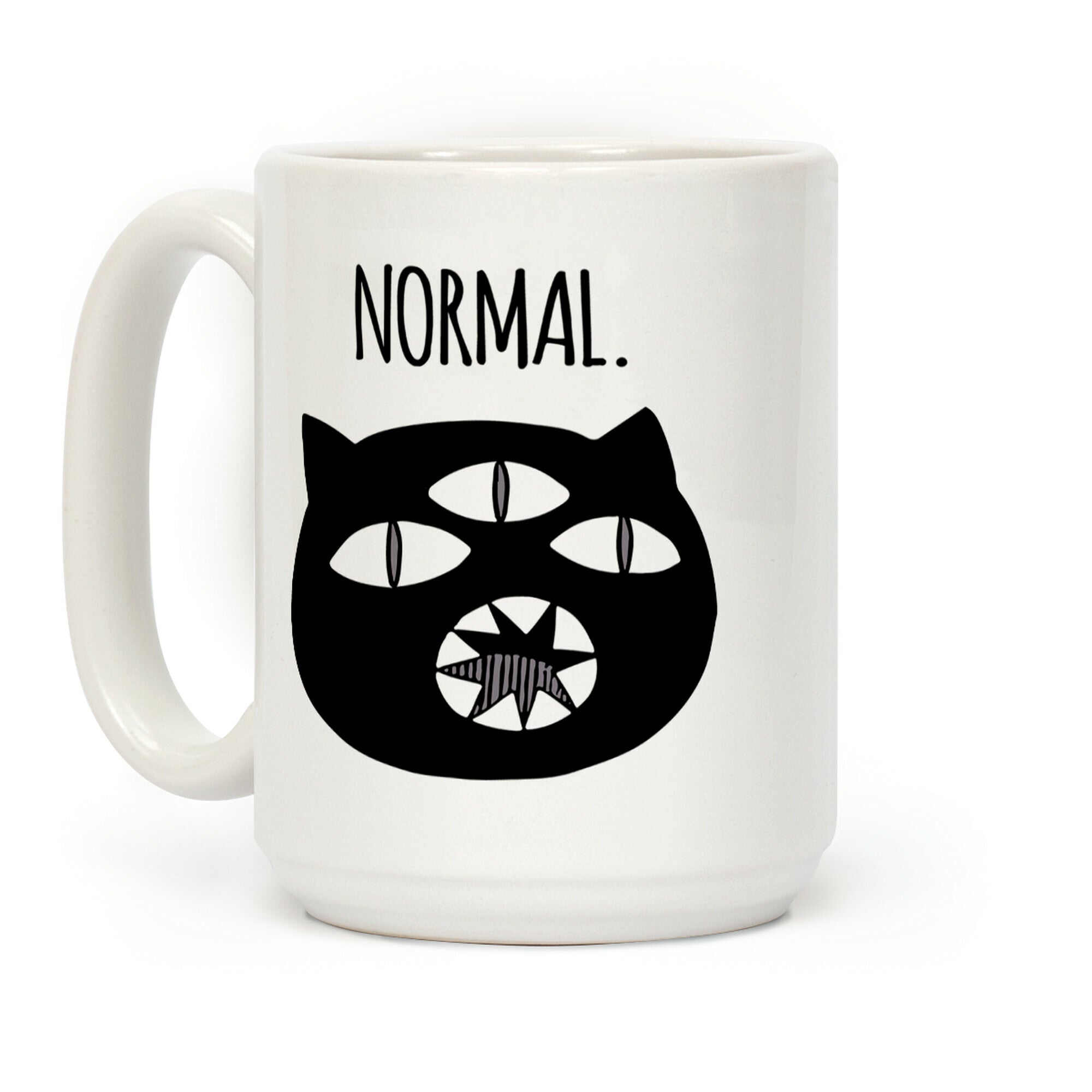 Completely Normal (Kuro cat) Coffee Mug