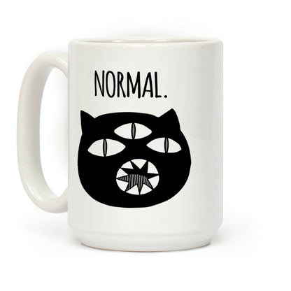 Completely Normal (Kuro cat) Coffee Mug