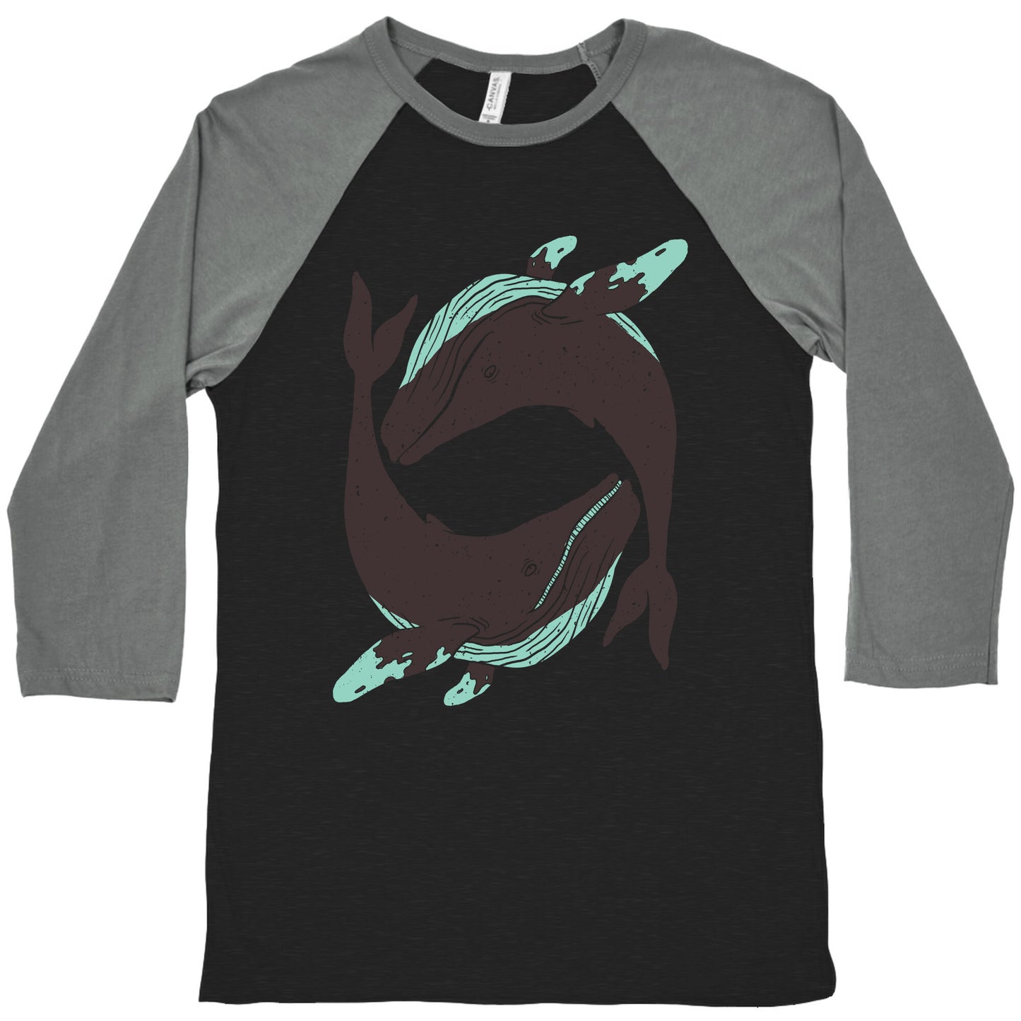 The Circle of Whales Baseball Tee
