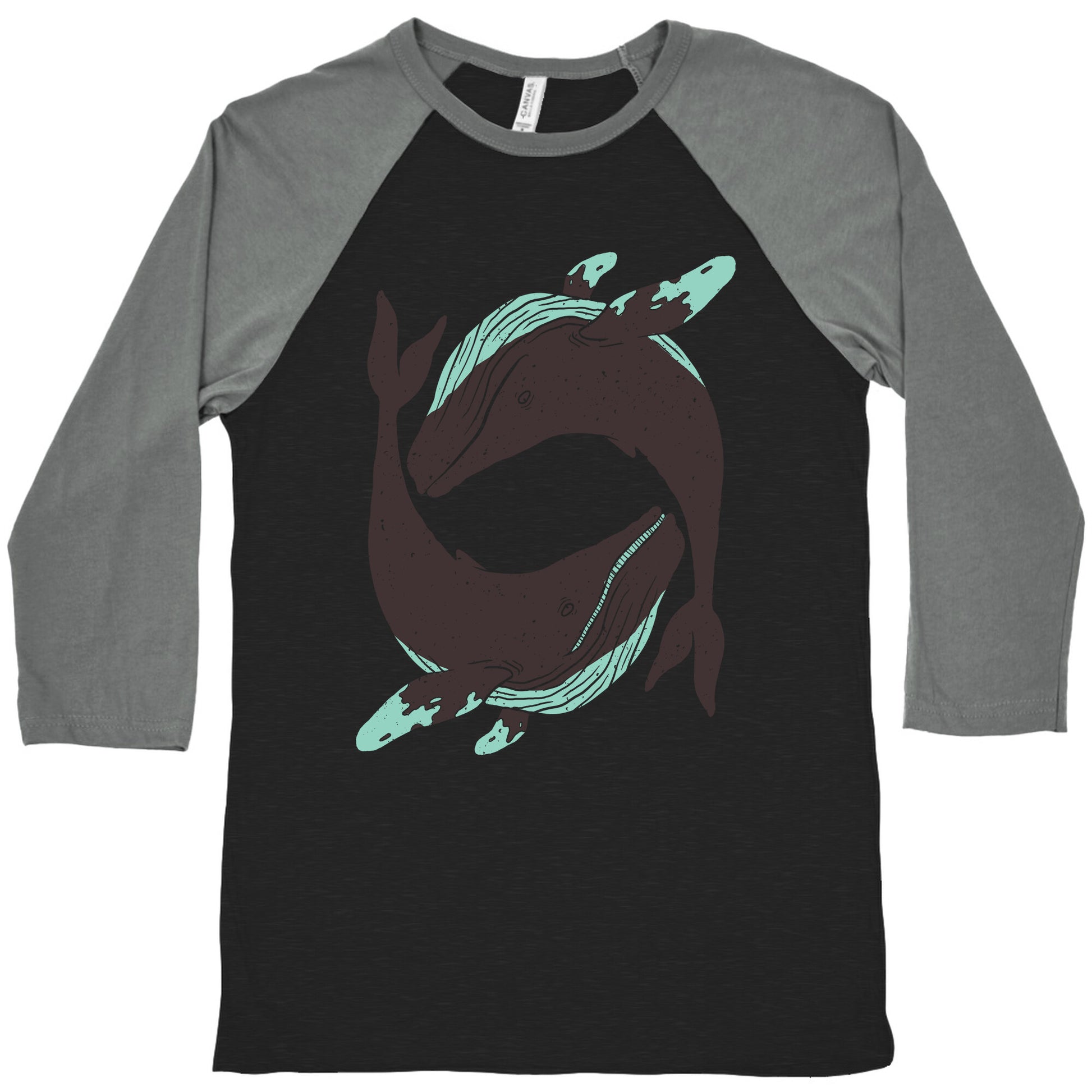 The Circle of Whales Baseball Tee