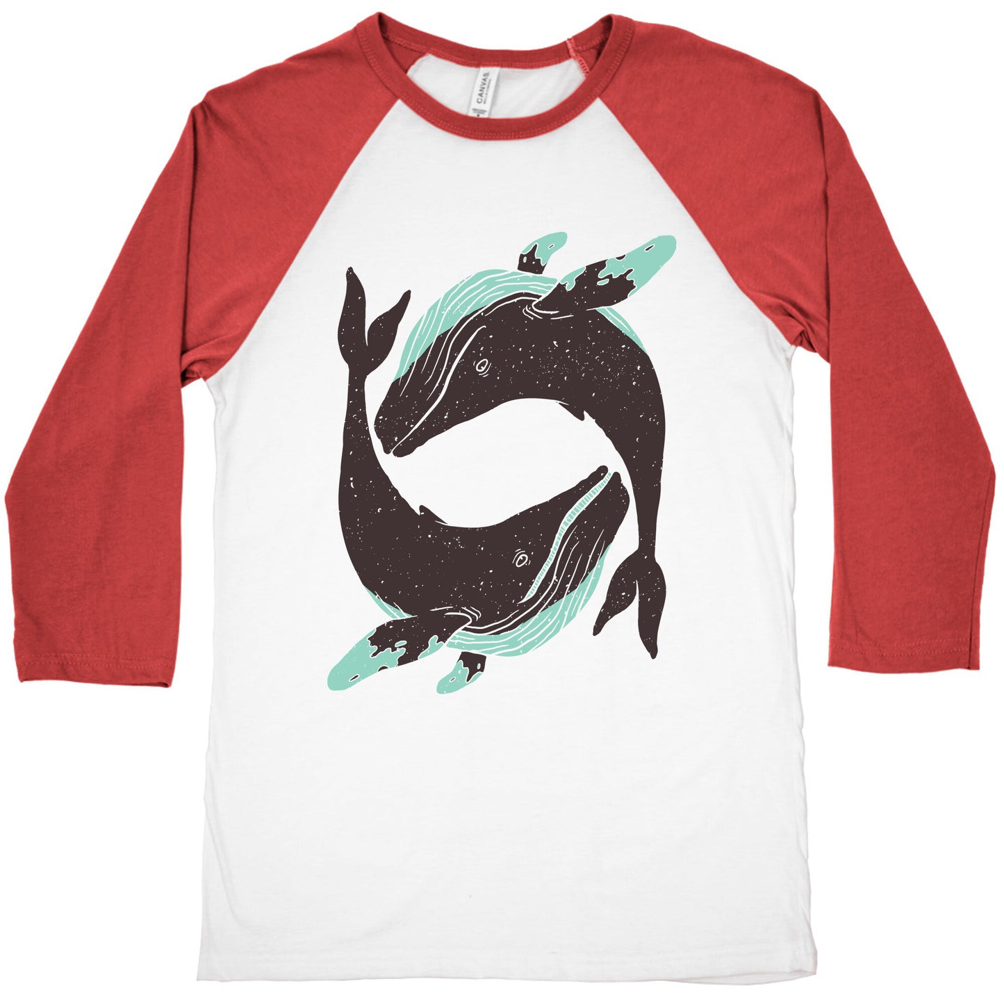 The Circle of Whales Baseball Tee