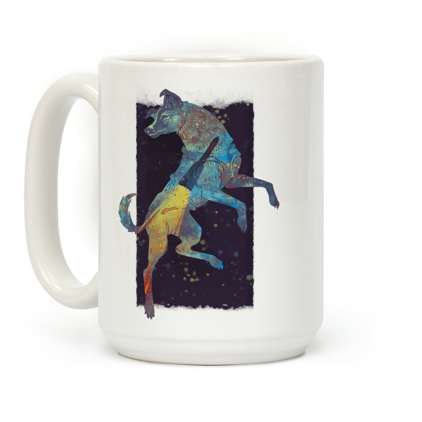 Astronaut Dog Laika Coffee Mug