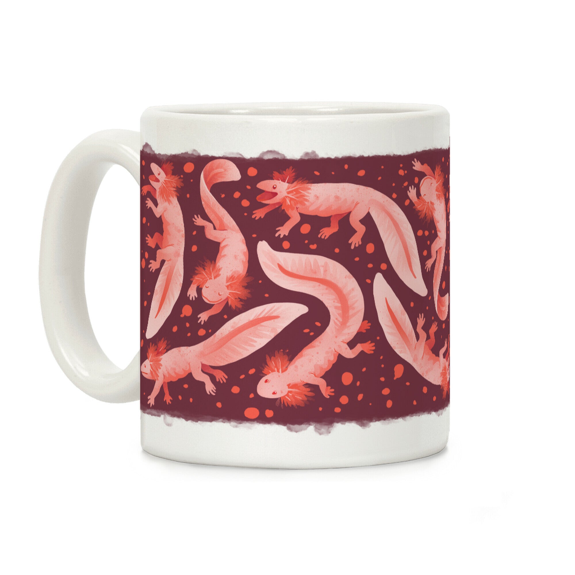 Cute Pastel Axolotls Coffee Mug
