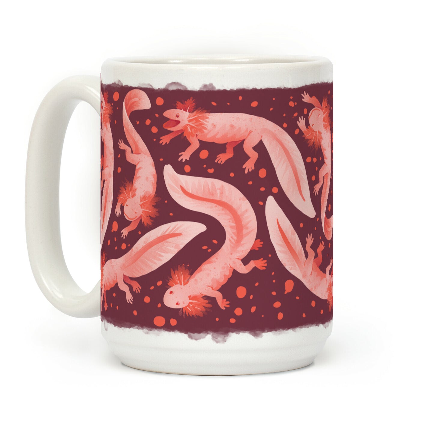 Cute Pastel Axolotls Coffee Mug