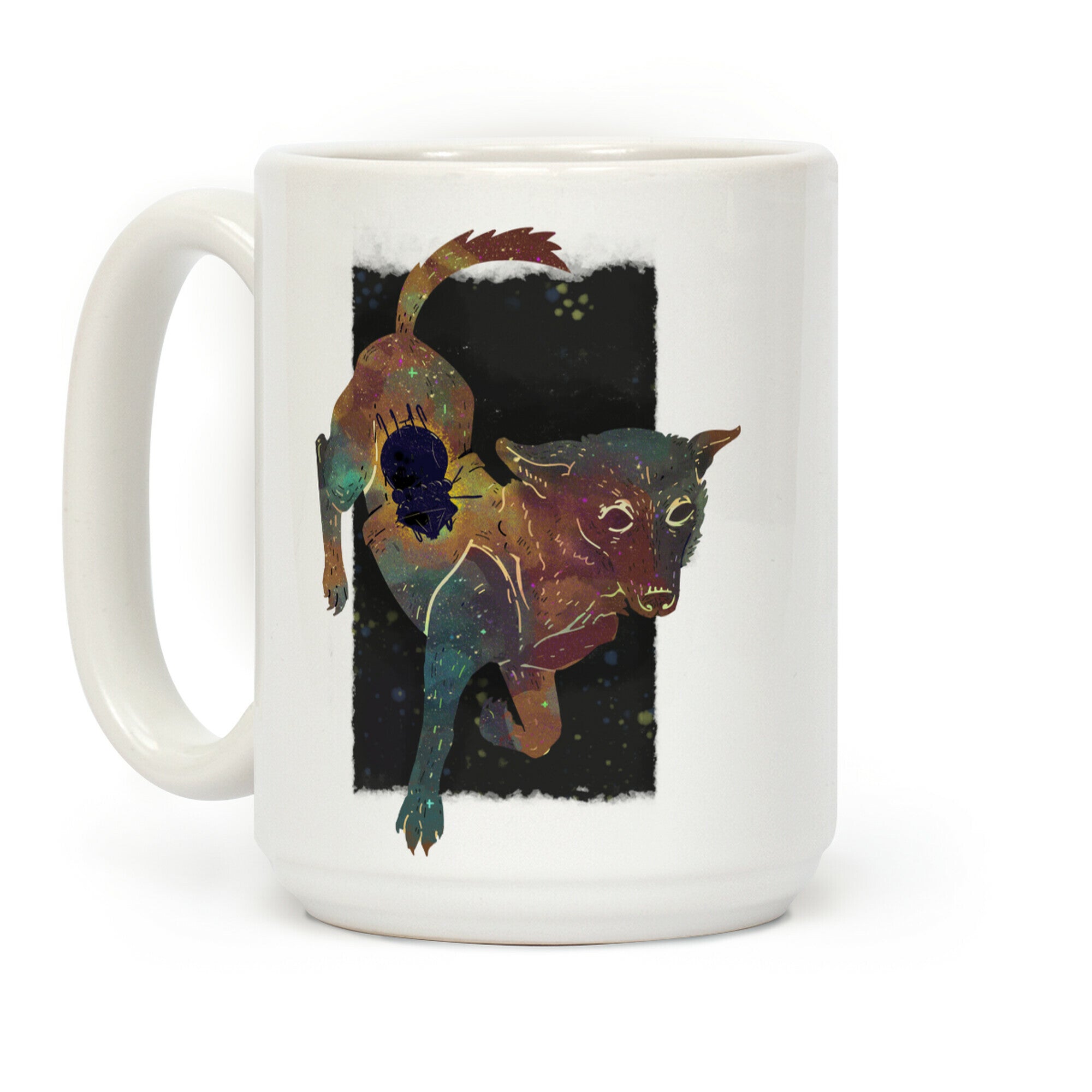 Astronaut Dog Chernushka Coffee Mug