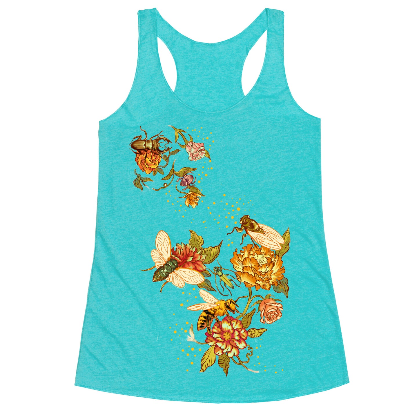 Florals & Insects Racerback Tank
