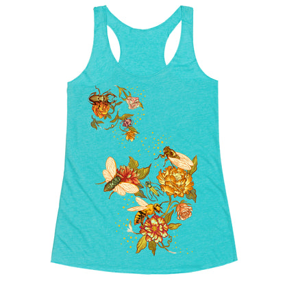 Florals & Insects Racerback Tank