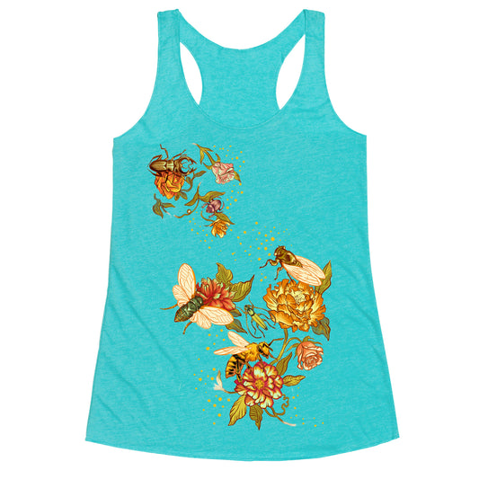 Florals & Insects Racerback Tank