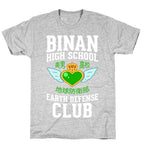 Binan High School Earth Defense Club (Green) T-Shirt