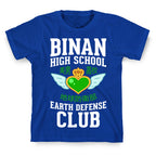 Binan High School Earth Defense Club (Green) T-Shirt