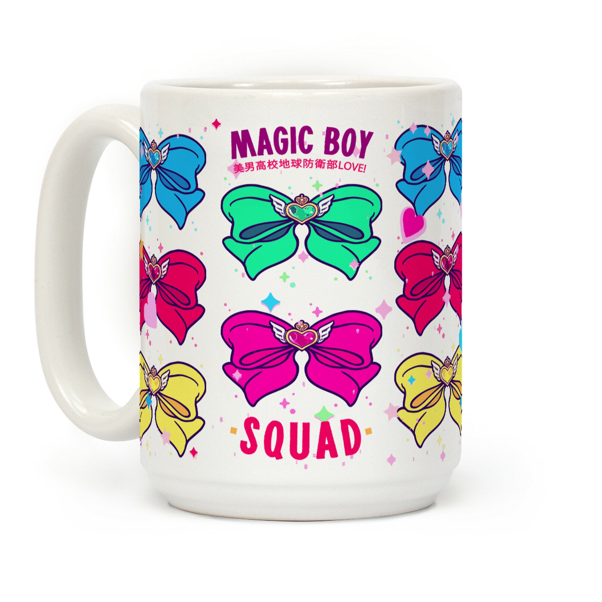 Magic Boy Anime Bows Coffee Mug