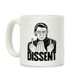 Ruth Bader Ginsburg Dissent Coffee Mug