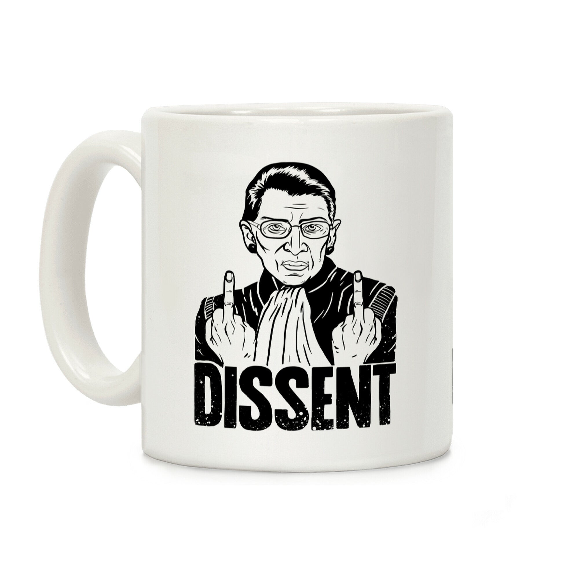 Ruth Bader Ginsburg Dissent Coffee Mug