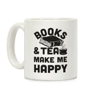 Books & Tea Make Me Happy Coffee Mug