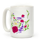 Floral Teapot Coffee Mug