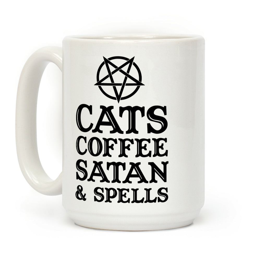Cats Coffee Satan & Spells Coffee Mug