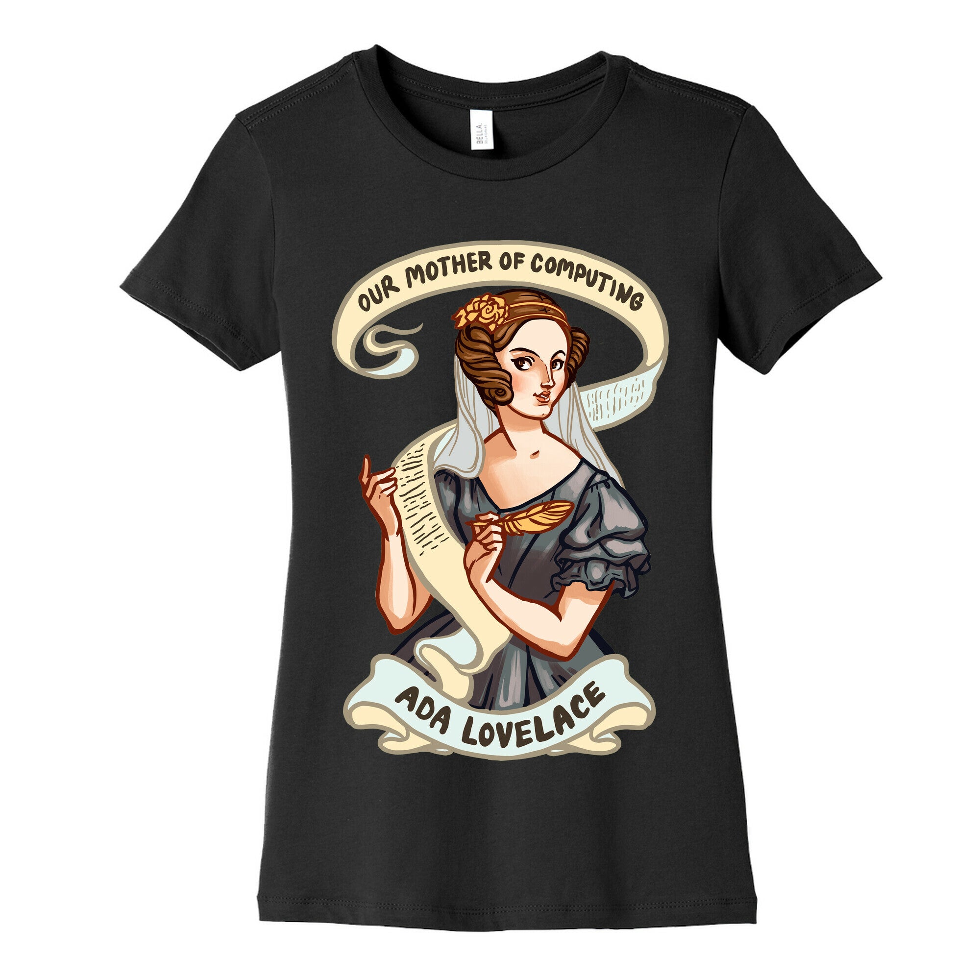 Ada Lovelace: Our Mother of Computing Women's Cotton Tee