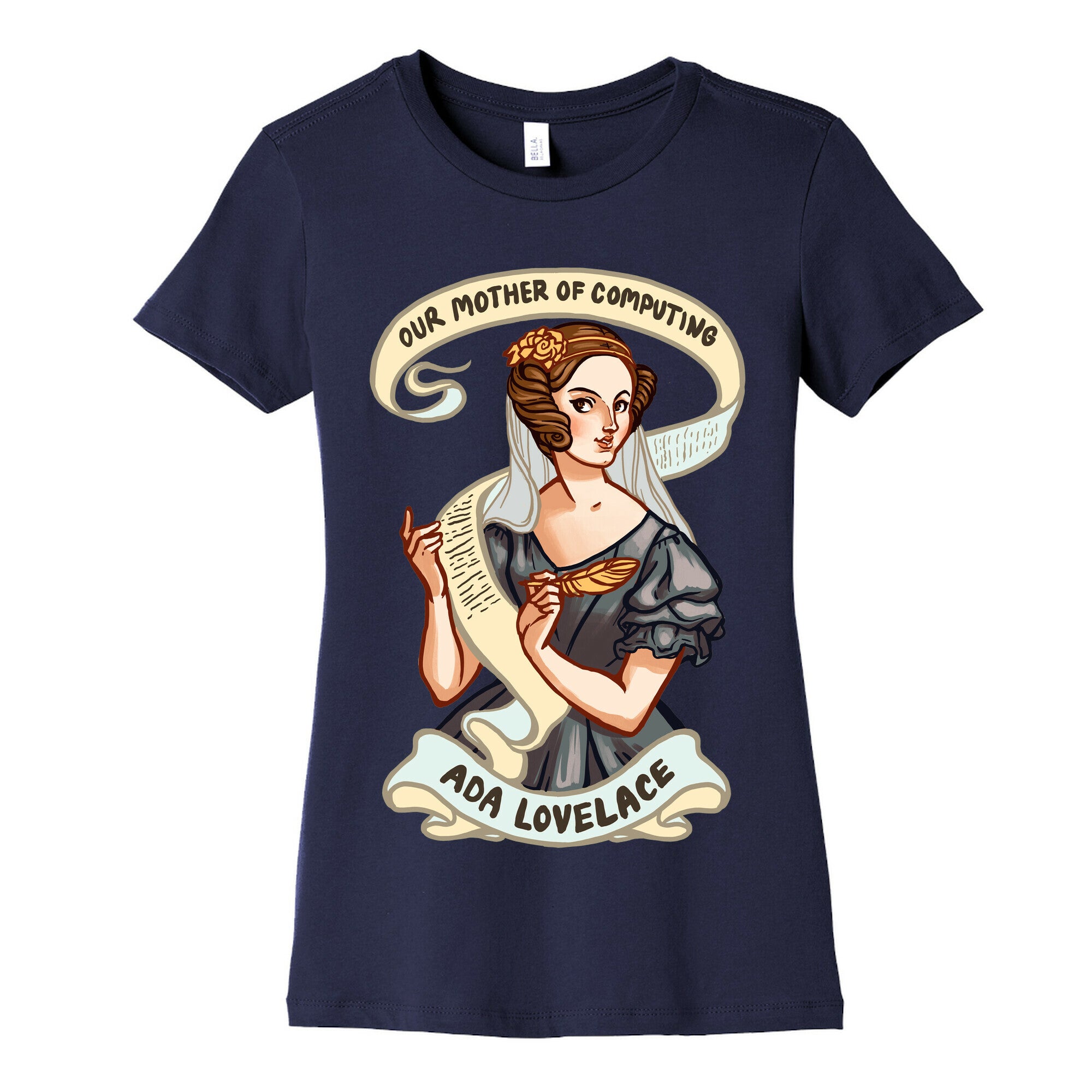 Ada Lovelace: Our Mother of Computing Women's Cotton Tee