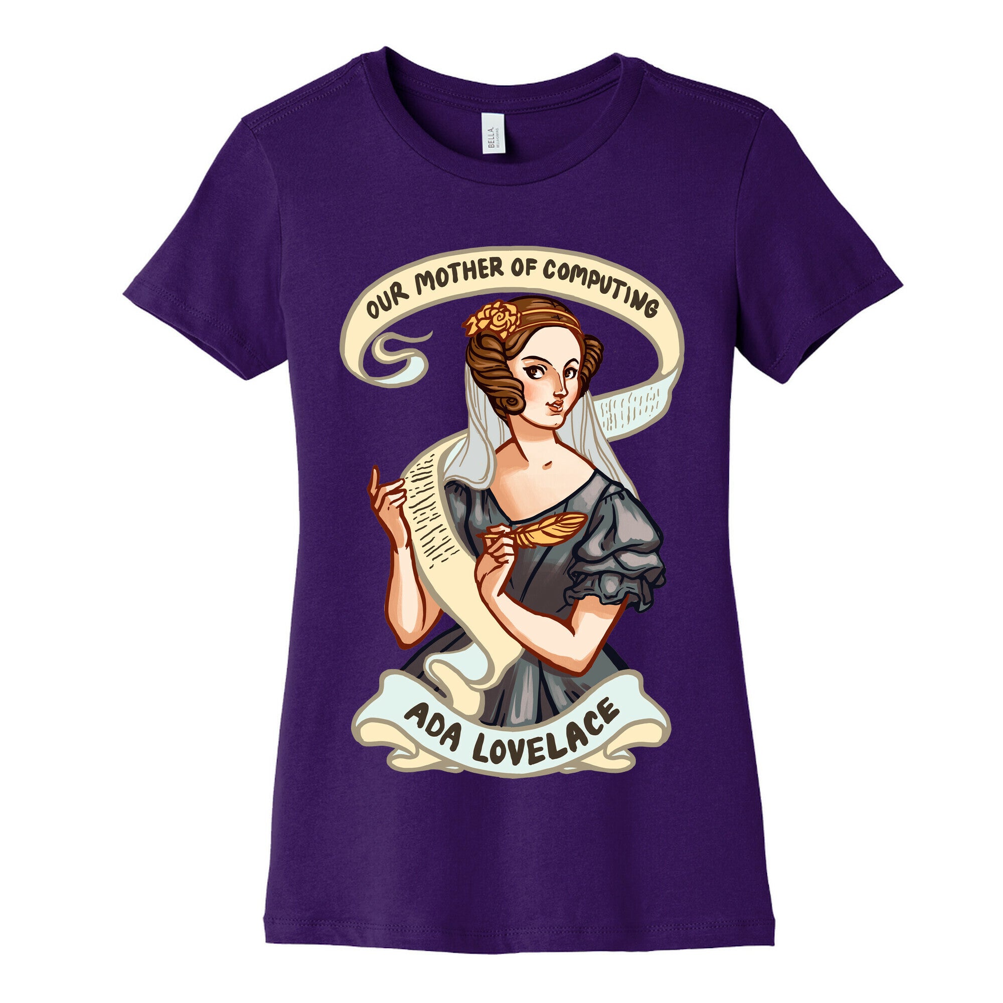 Ada Lovelace: Our Mother of Computing Women's Cotton Tee