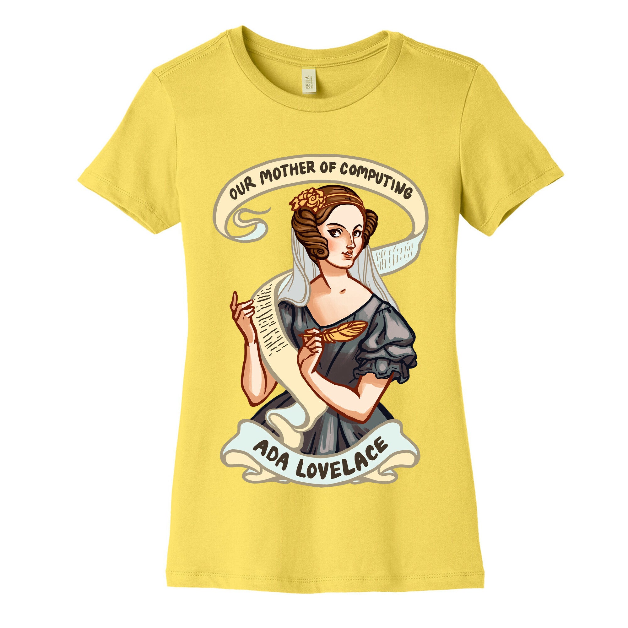 Ada Lovelace: Our Mother of Computing Women's Cotton Tee