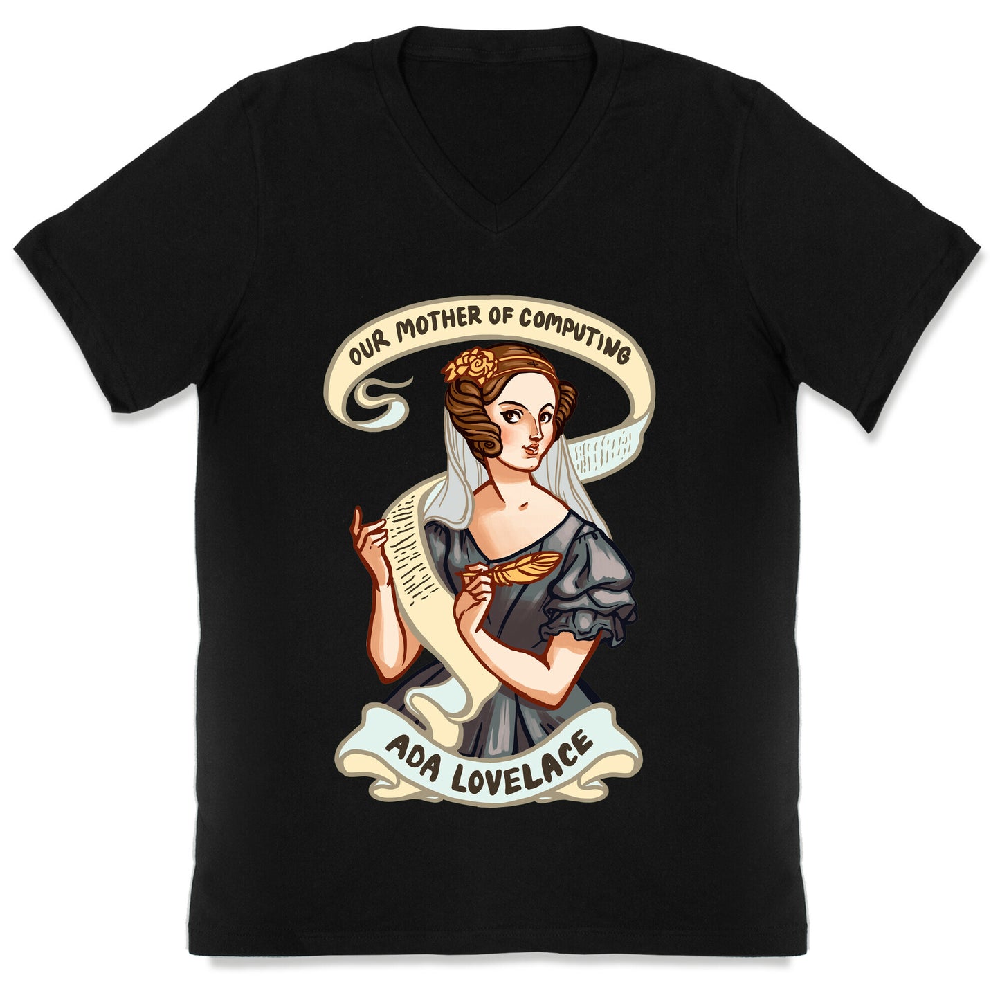 Ada Lovelace: Our Mother of Computing V-Neck