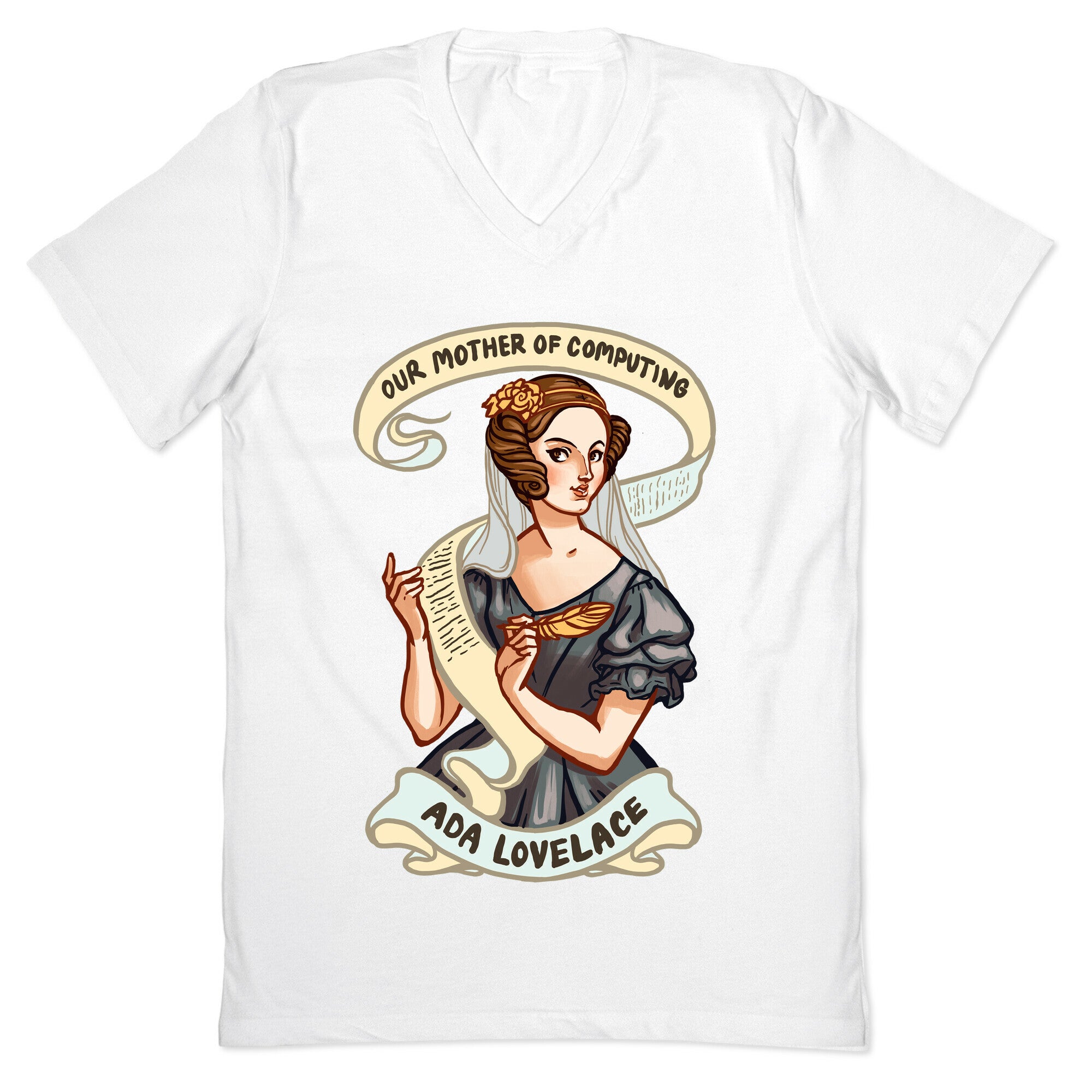 Ada Lovelace: Our Mother of Computing V-Neck