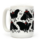 Cute Mothman Pattern Coffee Mug