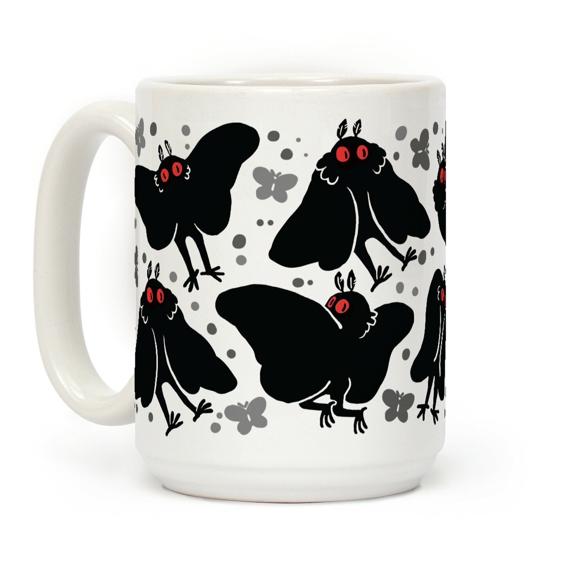 Cute Mothman Pattern Coffee Mug