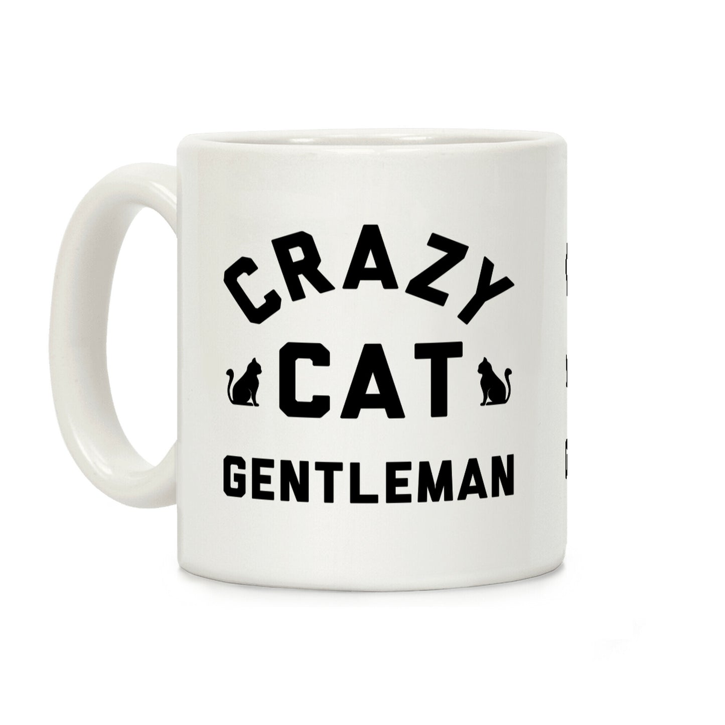 Crazy Cat Gentleman Coffee Mug