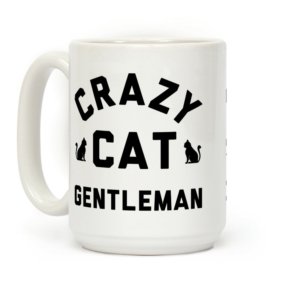 Crazy Cat Gentleman Coffee Mug