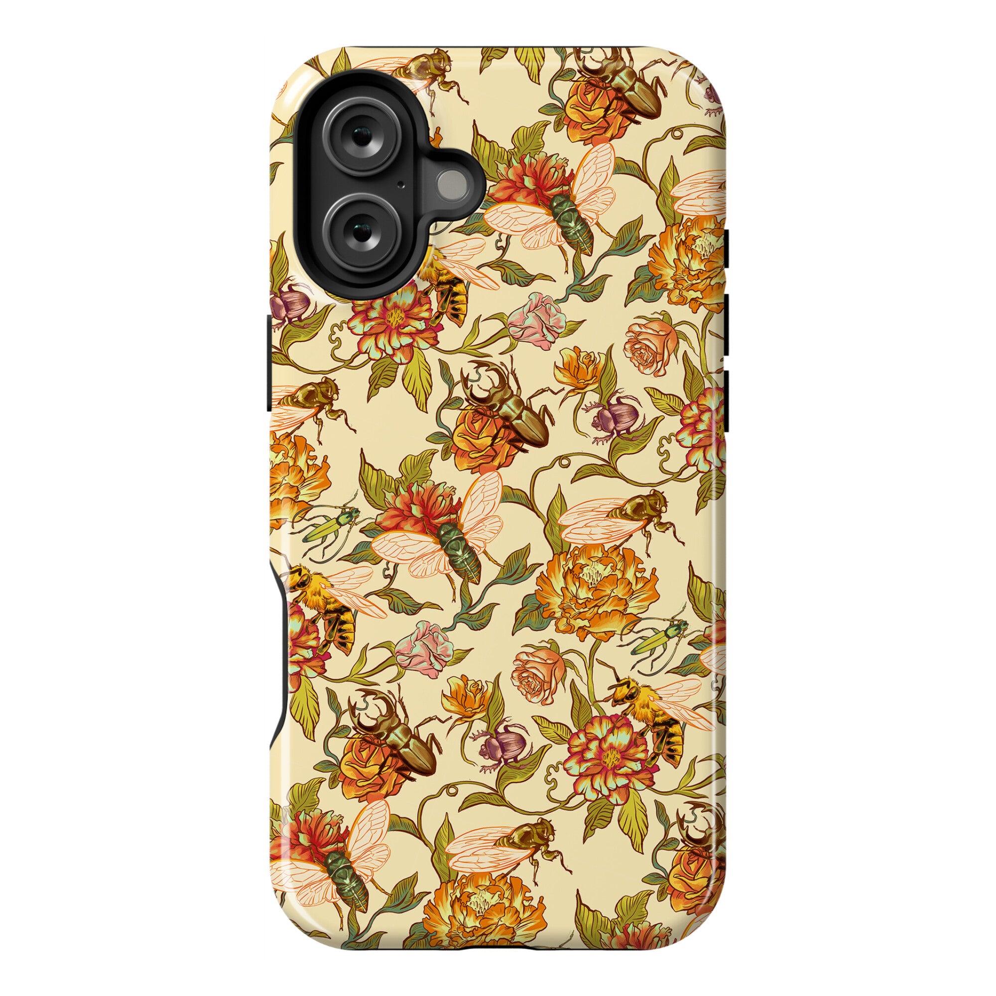 Florals & Hidden Insects Phone Case