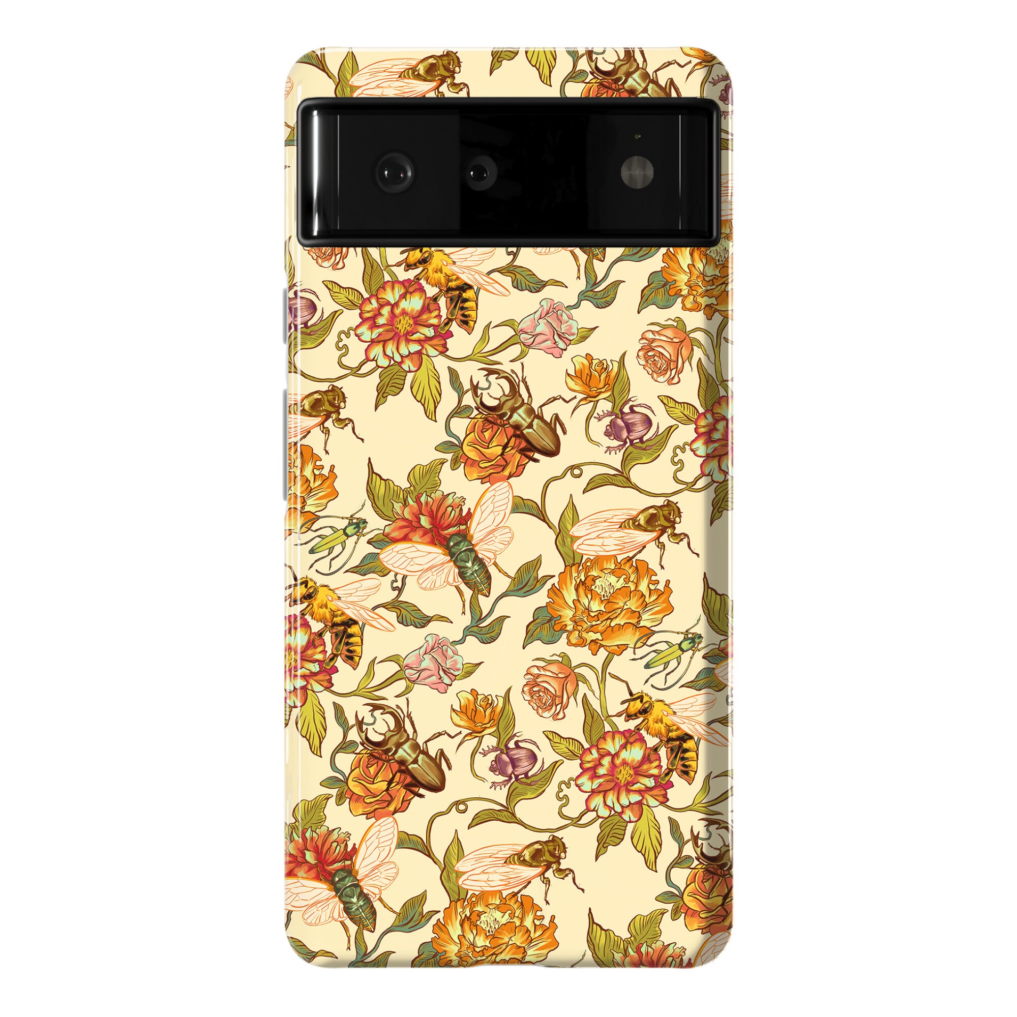 Florals & Hidden Insects Phone Case