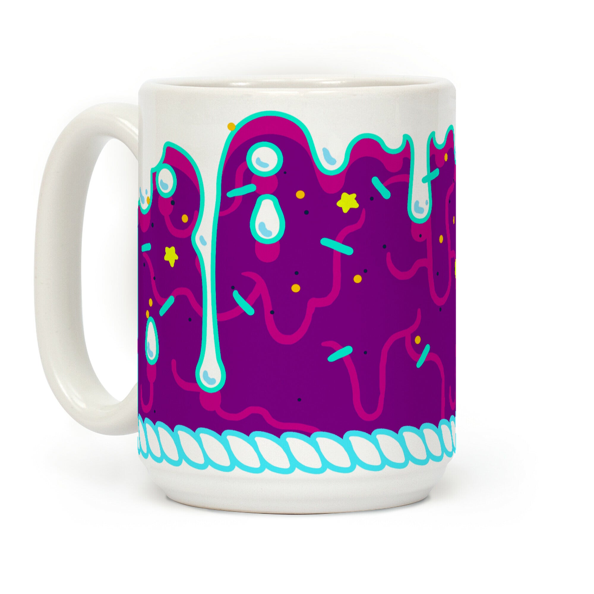 Purple Cupcake Icing Coffee Mug