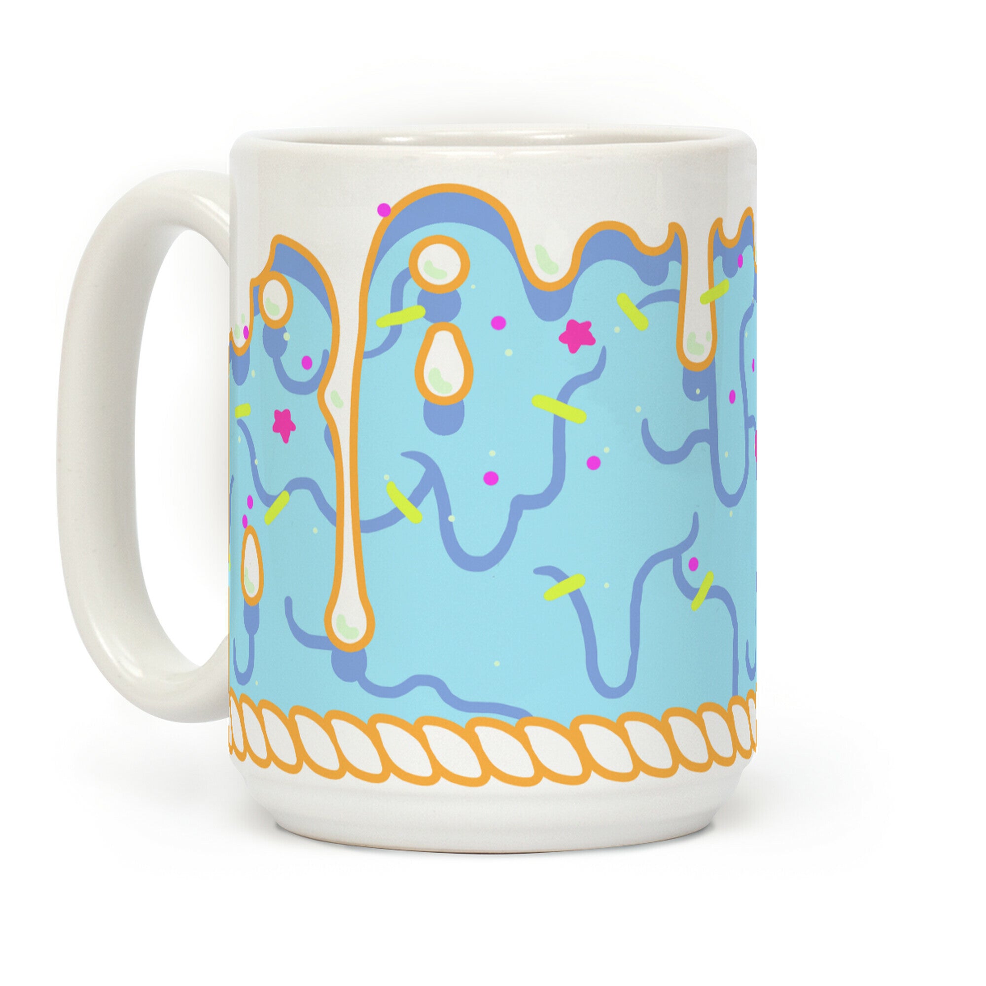 Blue Cupcake Icing Coffee Mug